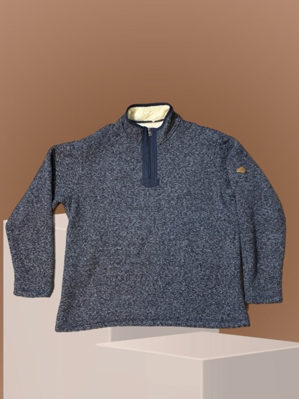 Like new! ORVIS Sherpa Inner Fleece Quarter Zip Sweatshirt